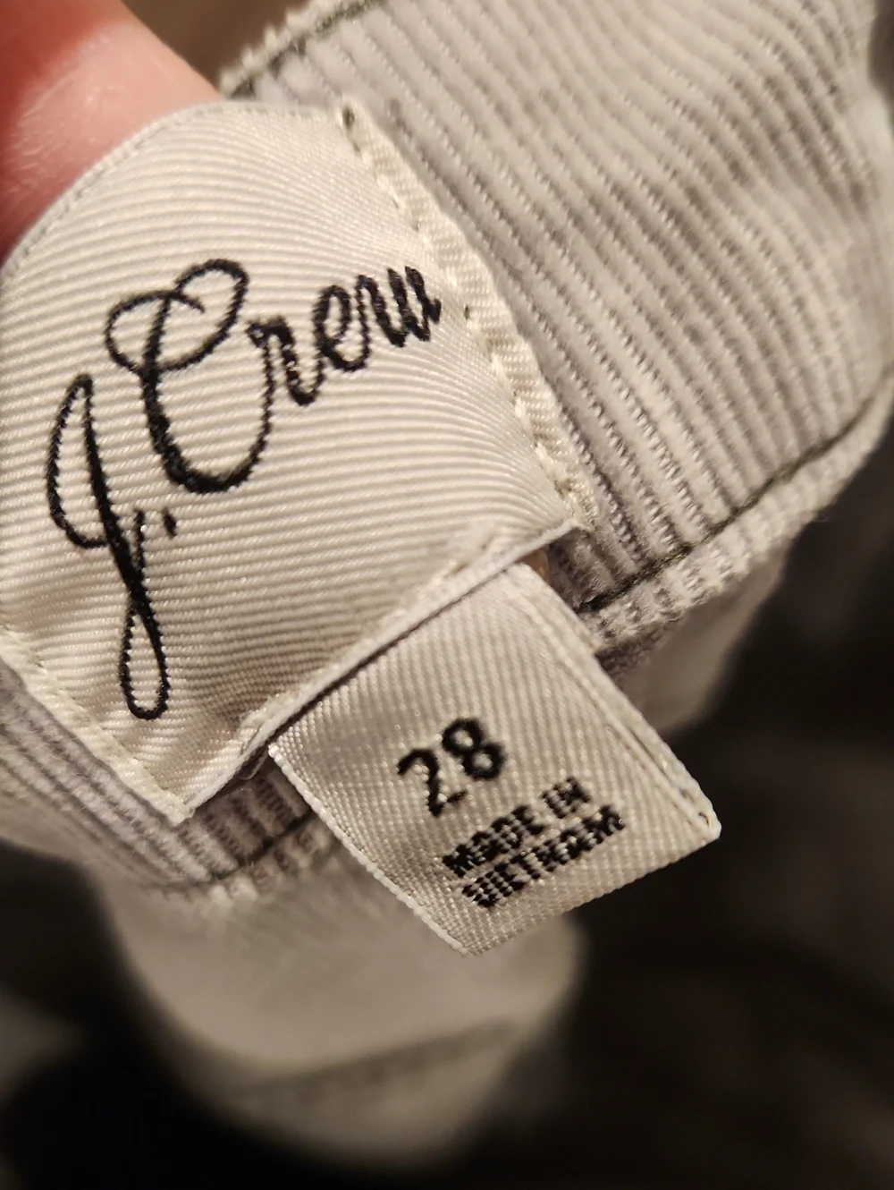 ❤️ J CREW HIGH RISE VINTAGE SLIM STRAIGHT CORDUROY PANTS, 6 (28)